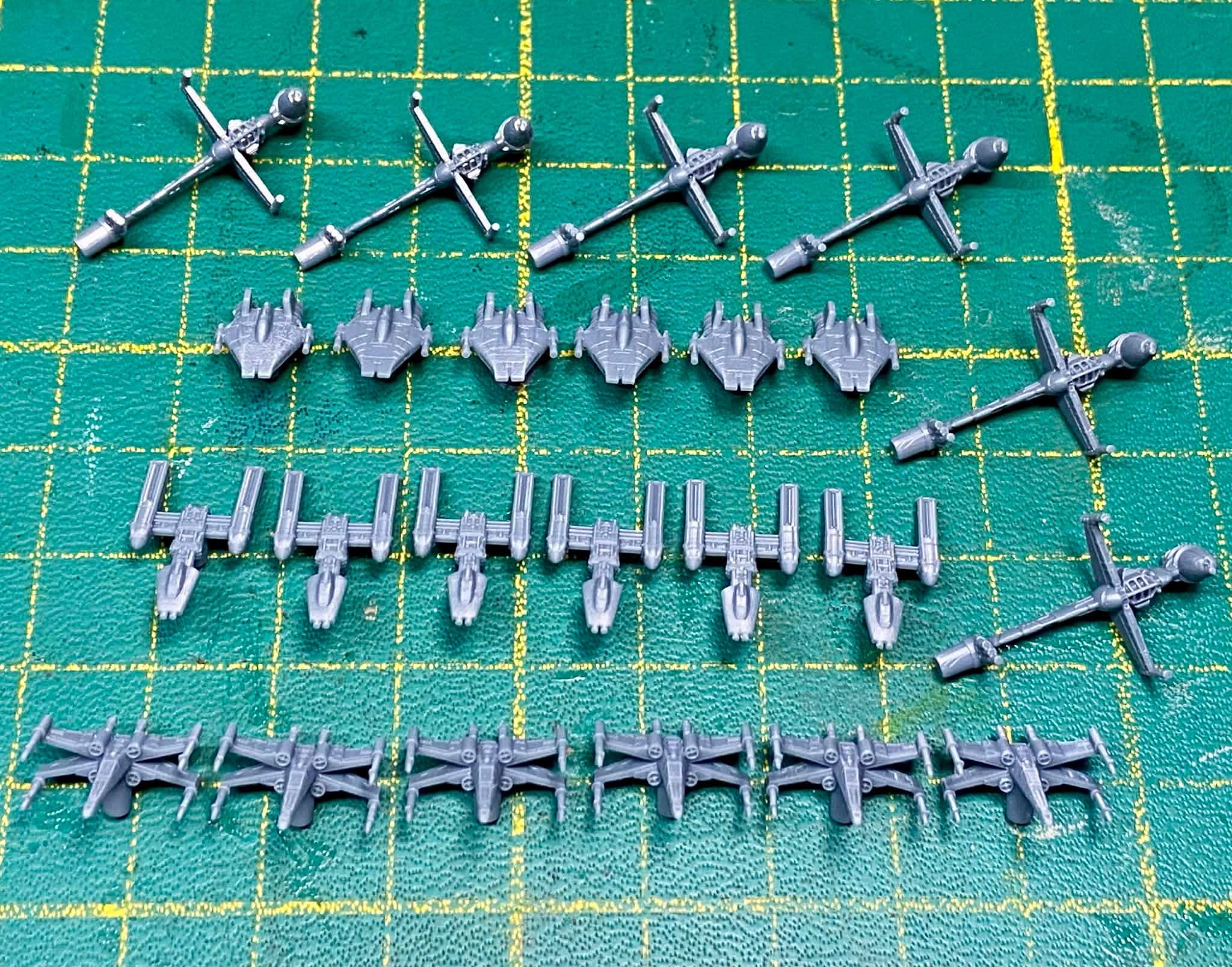Sw Armada Set SW Armada Rebel Fighters Pack #1 (24 Fighter Miniatures) - Etsy