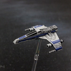 SW New Republic E-wing Fighter (1:270) by Mel Miniatures