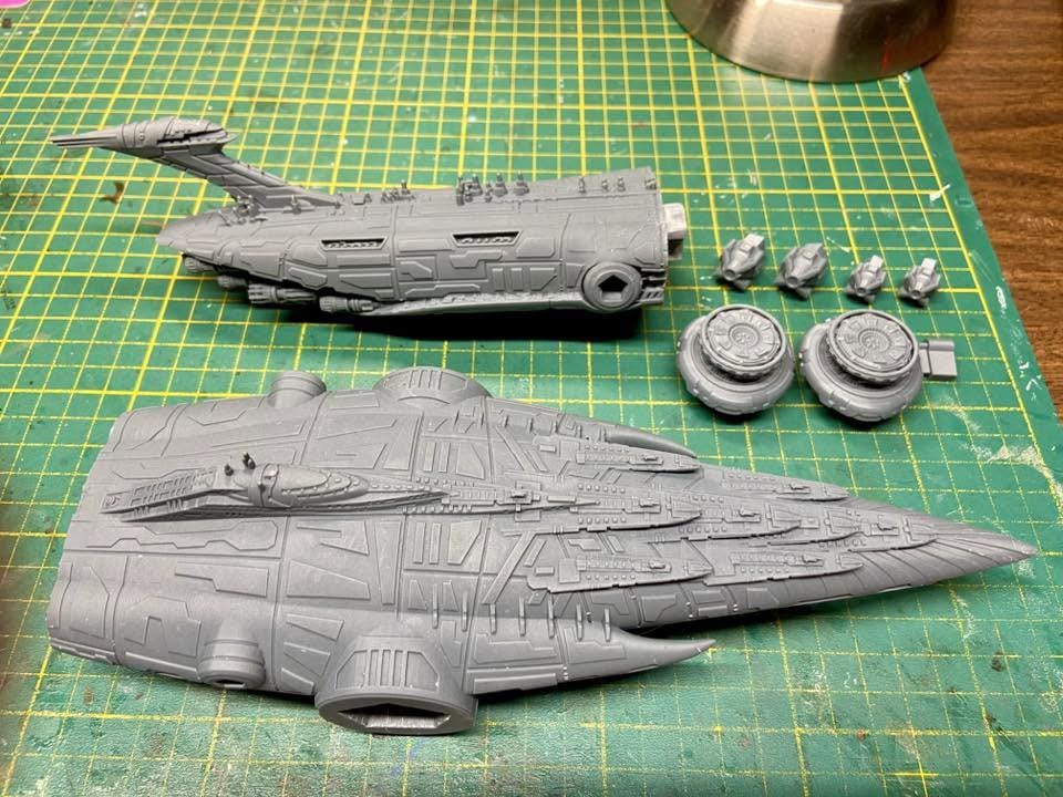 Sw Armada Set SW Armada Subjugator Heavy Cruiser (mel Miniatures) *43cm Version* - Etsy