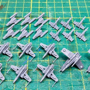 Paquete de cazas de la República de SW Armada n.° 1 (20 miniaturas de cazas)