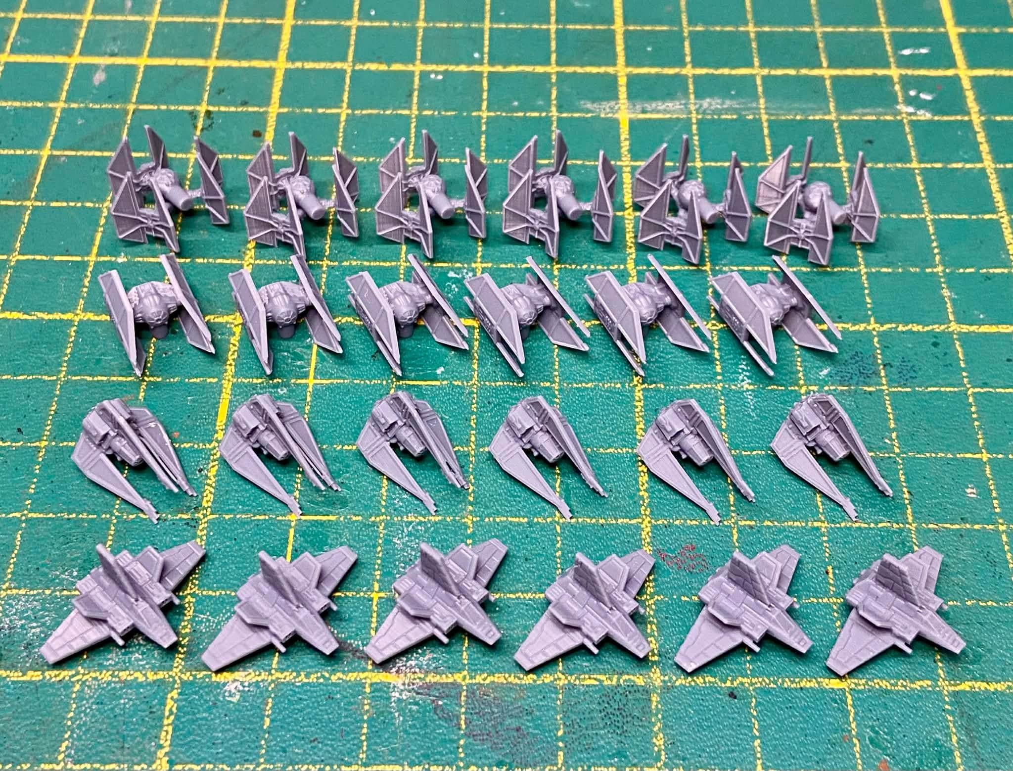 Sw Armada Set SW Armada Imperial Fighters Pack #2 (24 Fighter Miniatures) - Etsy