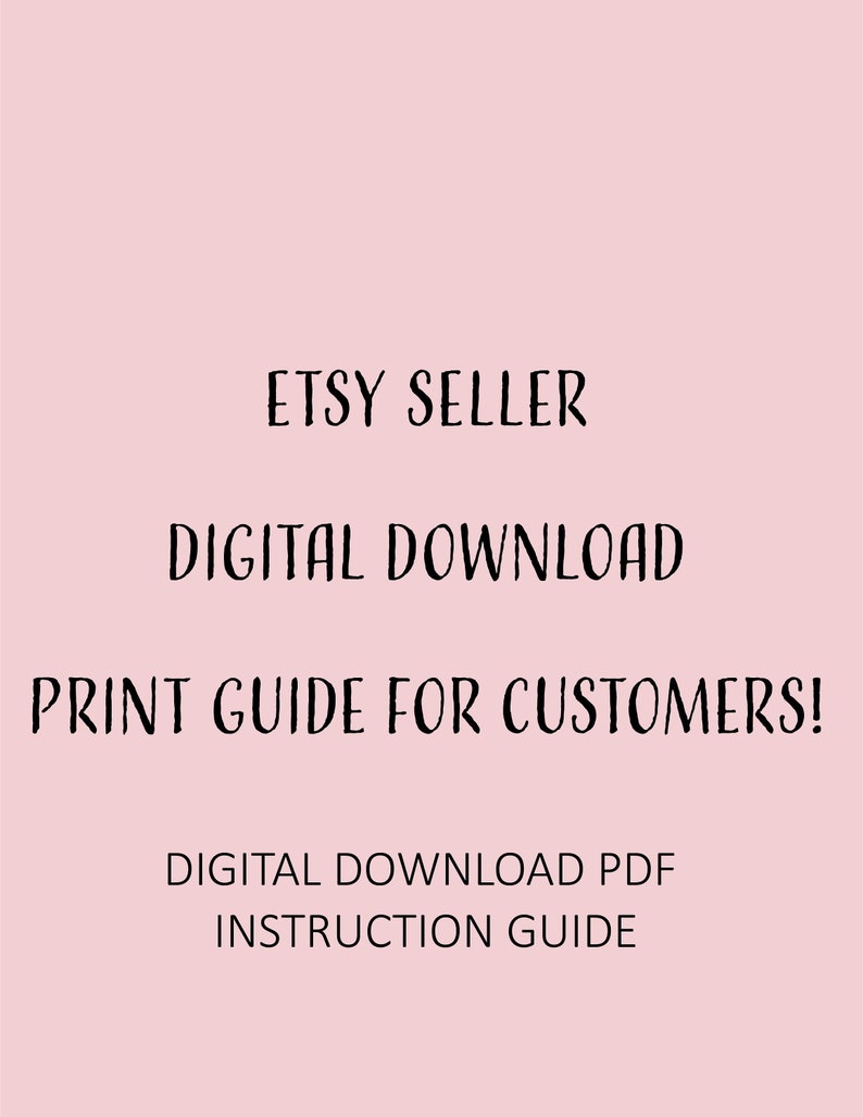 Pdf Digital Download Print Guide Etsy Sellers Etsy Seller Etsy Pdf Digital Download Print Guide Etsy Sellers Etsy Seller Etsy