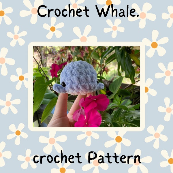 Crochet whale pattern