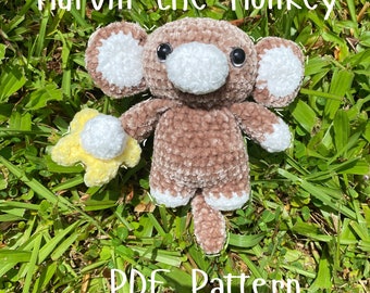Monkey Pattern. PDF Pattern. Crochet Pattern.