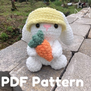 PDF Bunny Crochet Pattern/ Crochet Pattern/ Bunny Pattern/ Crochet bunny.
