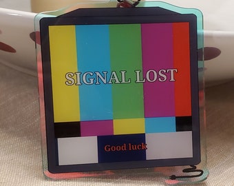 Lost Signal TV Keychains
