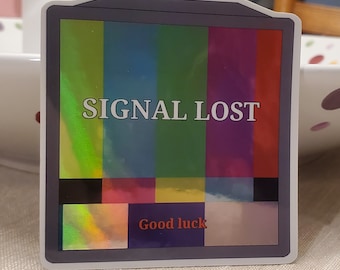 Lost Signal TV stickers