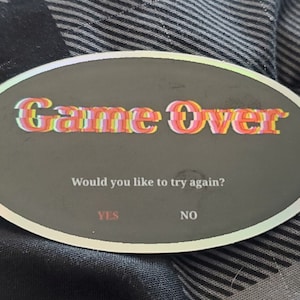 Game Over Sticker