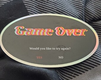 Game Over Sticker