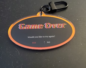 Game Over Keychain