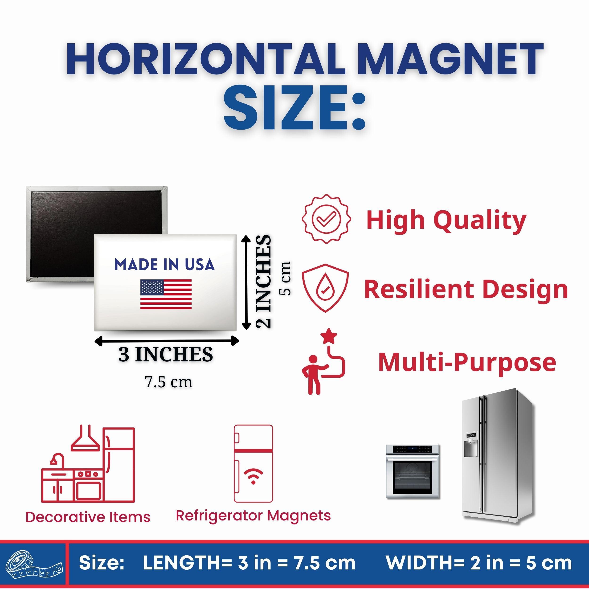 Horizontal Magnet - State Seal West Virginia - USA - Etsy