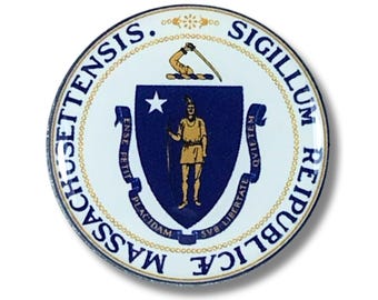 Pin - State Seal Massachusetts - USA