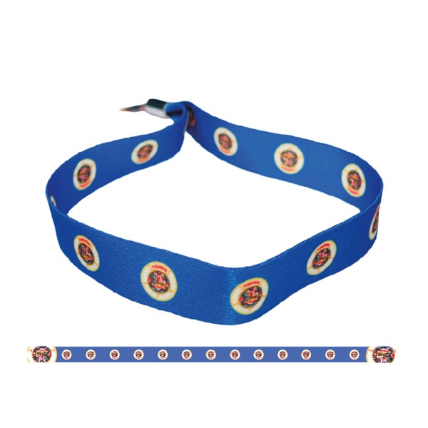 Minnesota armband, Minnesota vlag, Wereldwijde souvenirs, patriottische accessoires, Verenigde Staten, Amerikaanse trots, stoffen armband, P1924
