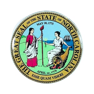 Pin - State Seal North Carolina - USA bild 1