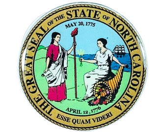 Pin - State Seal North Carolina - USA