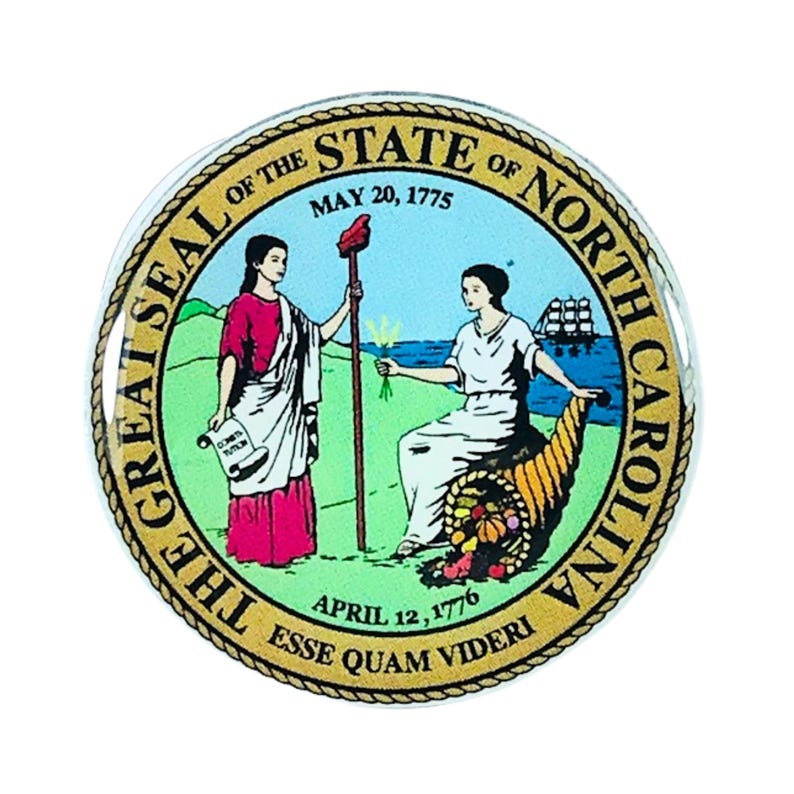 Pin - State Seal North Carolina - USA bild 1