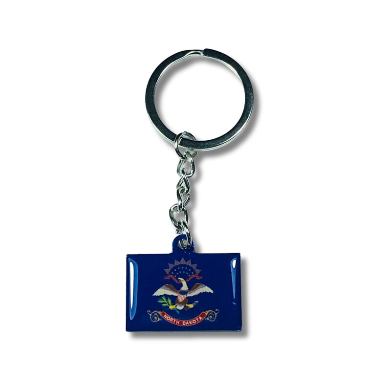 North Dakota State Flag Keychain Etsy north-dakota-state-flag-keychain-etsy