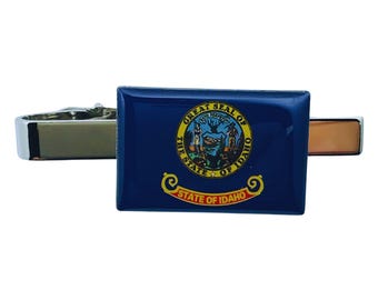 Tie Clip - State Flag Idaho - Usa