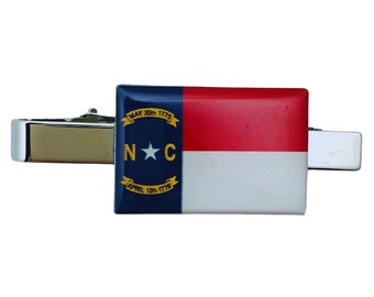 Tie Clip - State Flag North Carolina - Usa