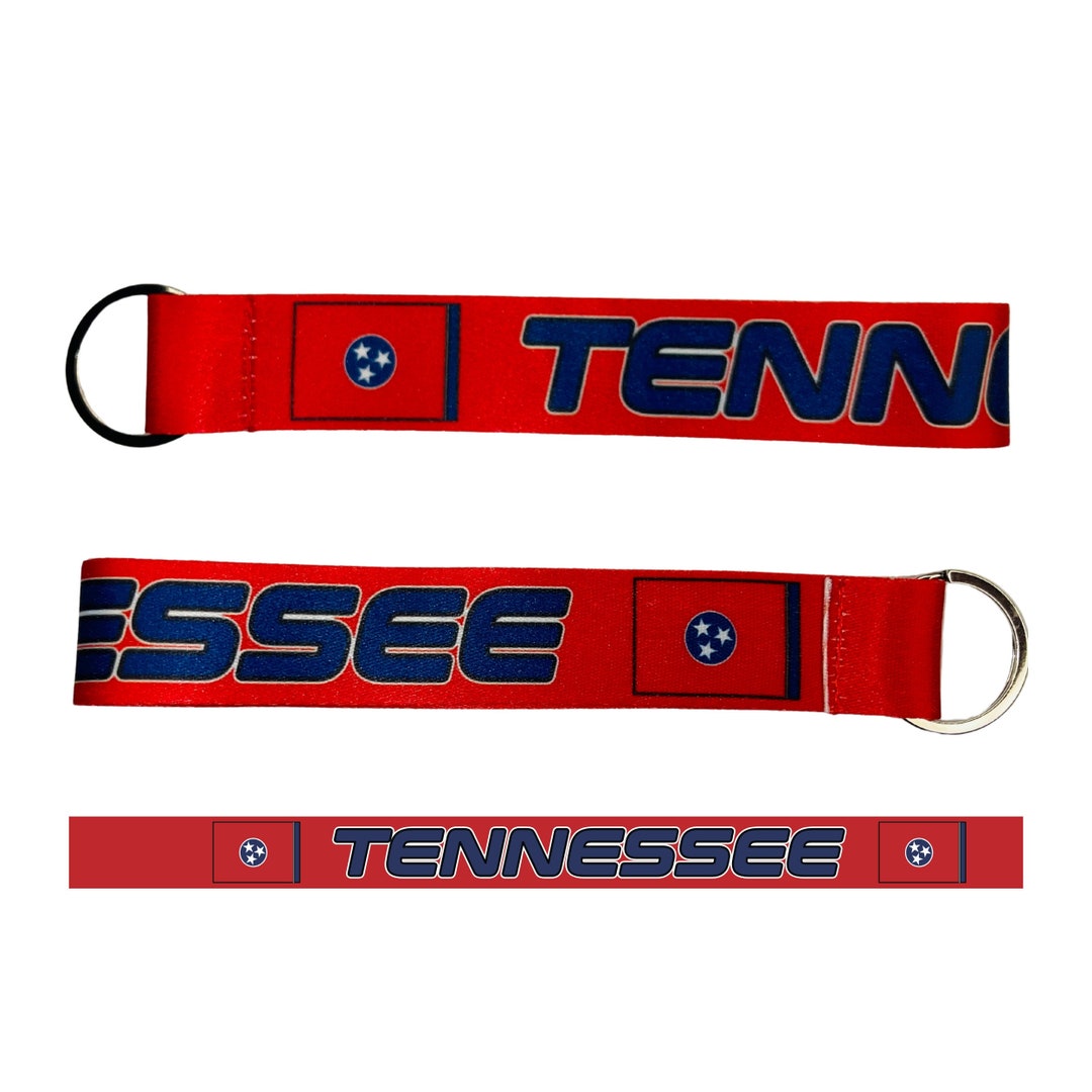 Tennessee Keychain Flag, Tennessee Short Keychain, Worldwide Souvenirs