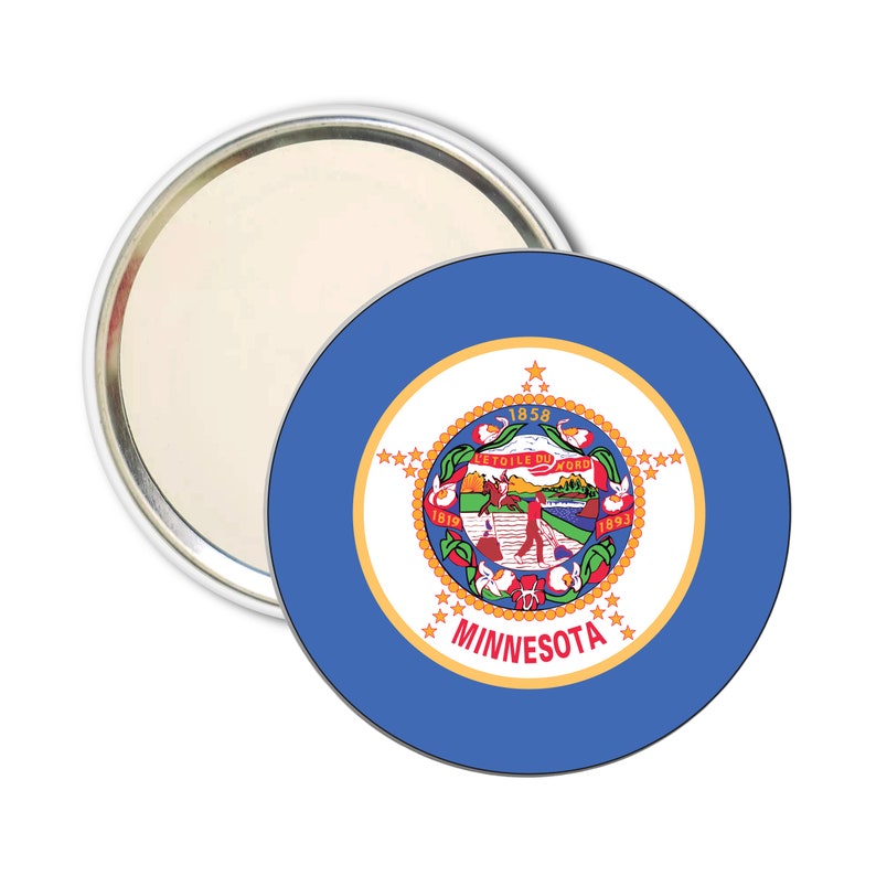 Minnesota Mirror, Flag Mirror, Worldwidesouvenirs, Flag Mirror, United