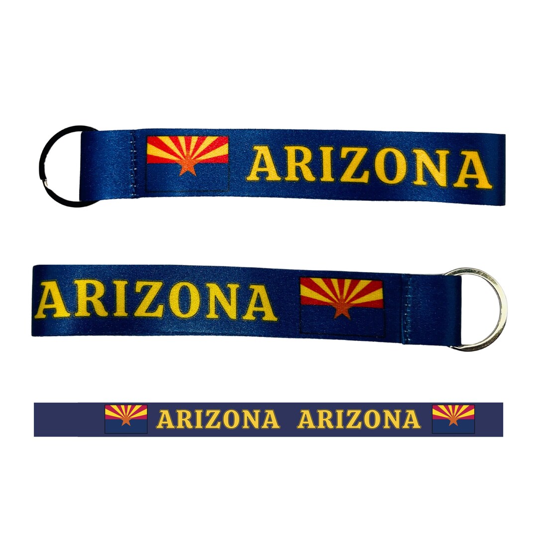 Arizona Keychain Flag, Arizona Short Keychain, Worldwide Souvenirs