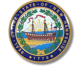 Pin - State Seal New Hampshire - USA