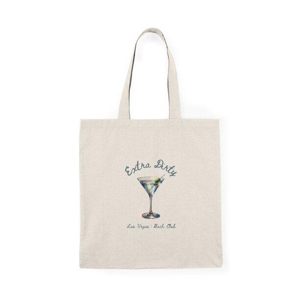 Las Vegas Bach Club Bachelor / Bachelorette Natural Tote Gift Bag for Party Favors - happy to adjust city, name and customize text!