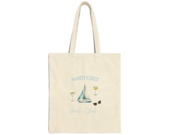 Nantucket Bach Club Cotton Canvas Tote Bag