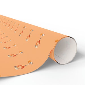 Orange Spritz Design Wrapping Papers