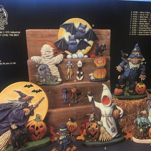 Kimple Molds Halloween ceramic painting tech sheet