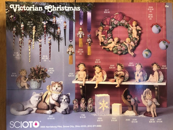Scioto Victorian Christmas Ceramic Painting Tech Sheet - Etsy