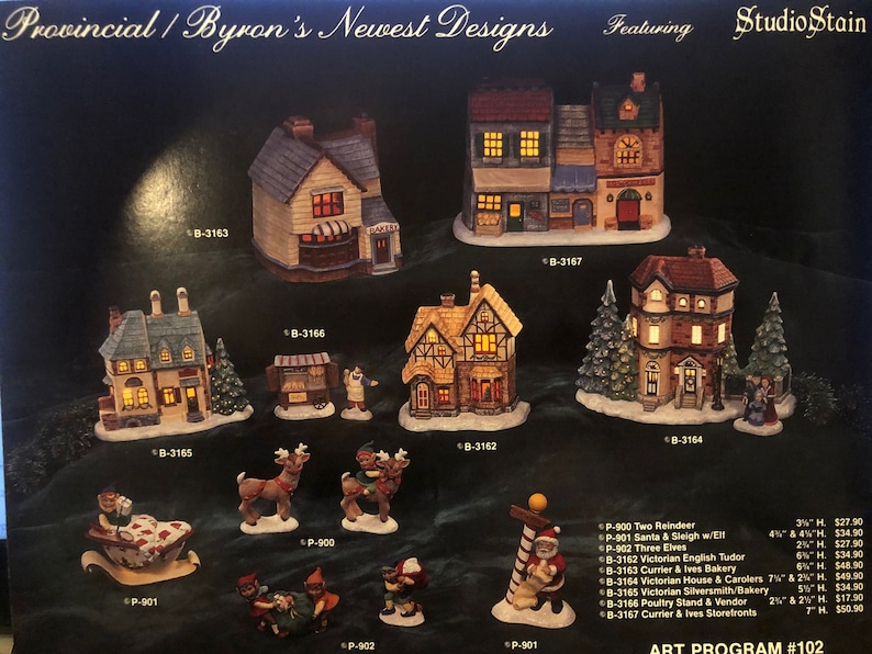 Provincial/byron Molds Ceramic Painting Tech Sheet Etsy