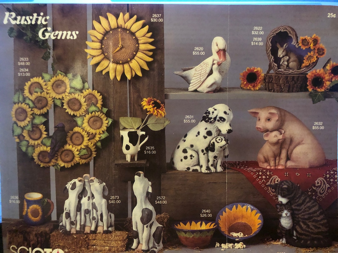 Scioto Rustic Gems Ceramic Painting Tech Sheet Etsy