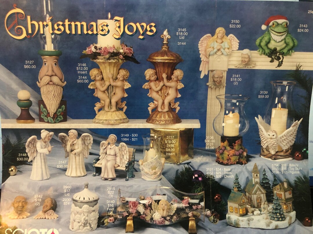 Scioto Christmas Joys Ceramic Painting Tech Sheet Etsy