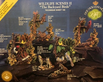 Doc Holliday Wildlife Scenes ceramic painting tech sheet