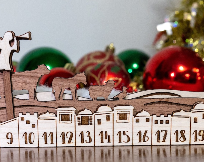 Christmas Nativity Advent Calendar Advent Countdown Calendar Nativity