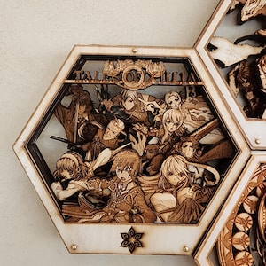 Xillia | 3D Wooden Artwork PlaqueArts | Unforgettable Gifts