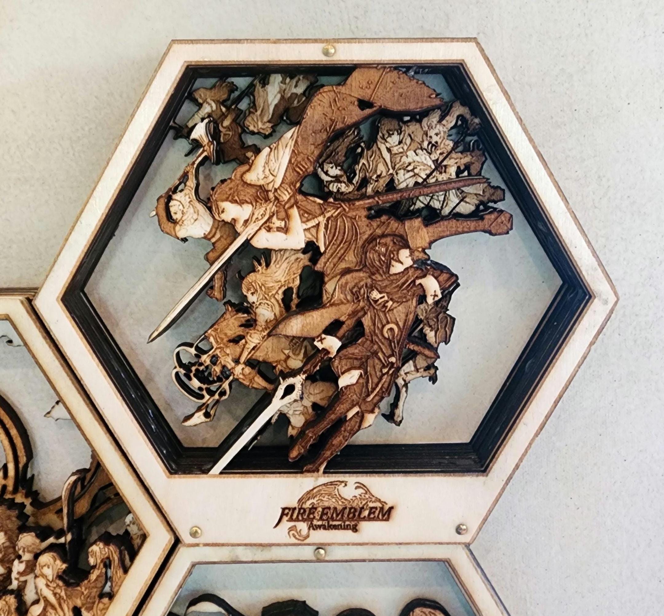 FE: Awakening 3D Wooden Artwork PlaqueArts Unforgettable Gifts