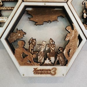 A Campfire&#39;s Rest | 3D Wooden Artwork PlaqueArts | Unforgettable Gifts