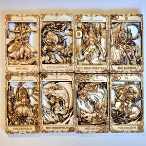 Jeu de tarot Fire Emblem | Cadeaux en bois inoubliables PlaqueArts