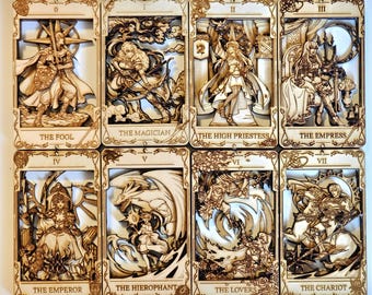 Fire Emblem Tarot Set | PlaqueArts Unforgettable Wooden gifts