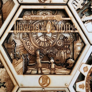 Die abgewickelte Zukunft | 3D Holzkunstwerk PlaqueArts | Unvergessliche Geschenke
