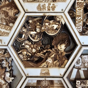 P3Reload | All out Attack! | Persona 3 | 3D Wooden Artwork PlaqueArts | Unforgettable Gifts