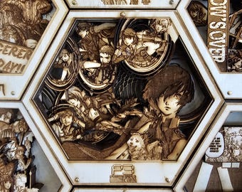 P3Reload | All out Attack! | Persona 3 | 3D Wooden Artwork PlaqueArts | Unforgettable Gifts