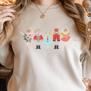 Nutcracker Sweatshirt, Christmas Sweatshirt, Sugar Plum Fairy Shirt, Christmas Sweater, Christmas Shirt, Xmas Shirt, Christmas Gift