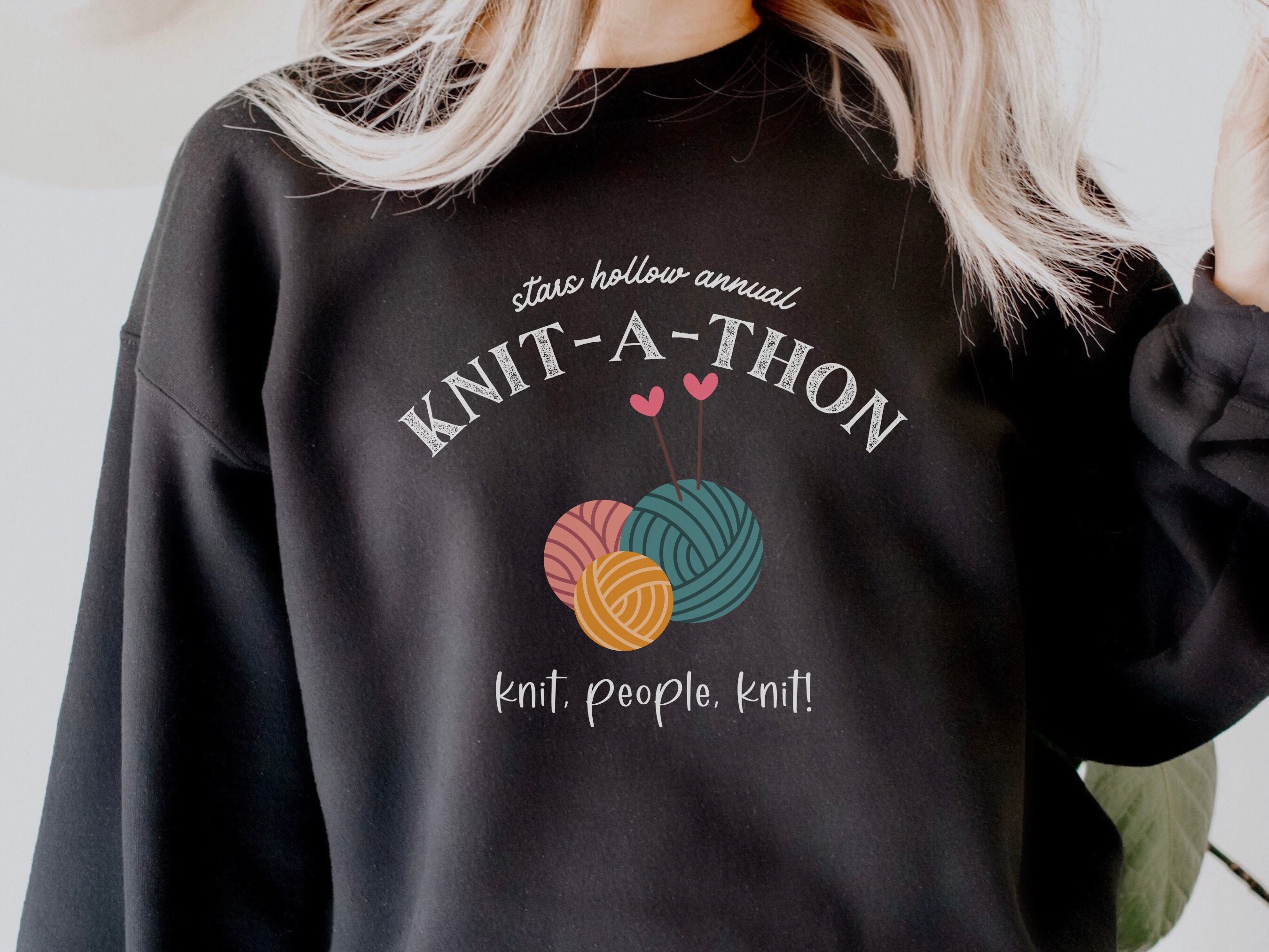 stars hollow knit a thon shirt