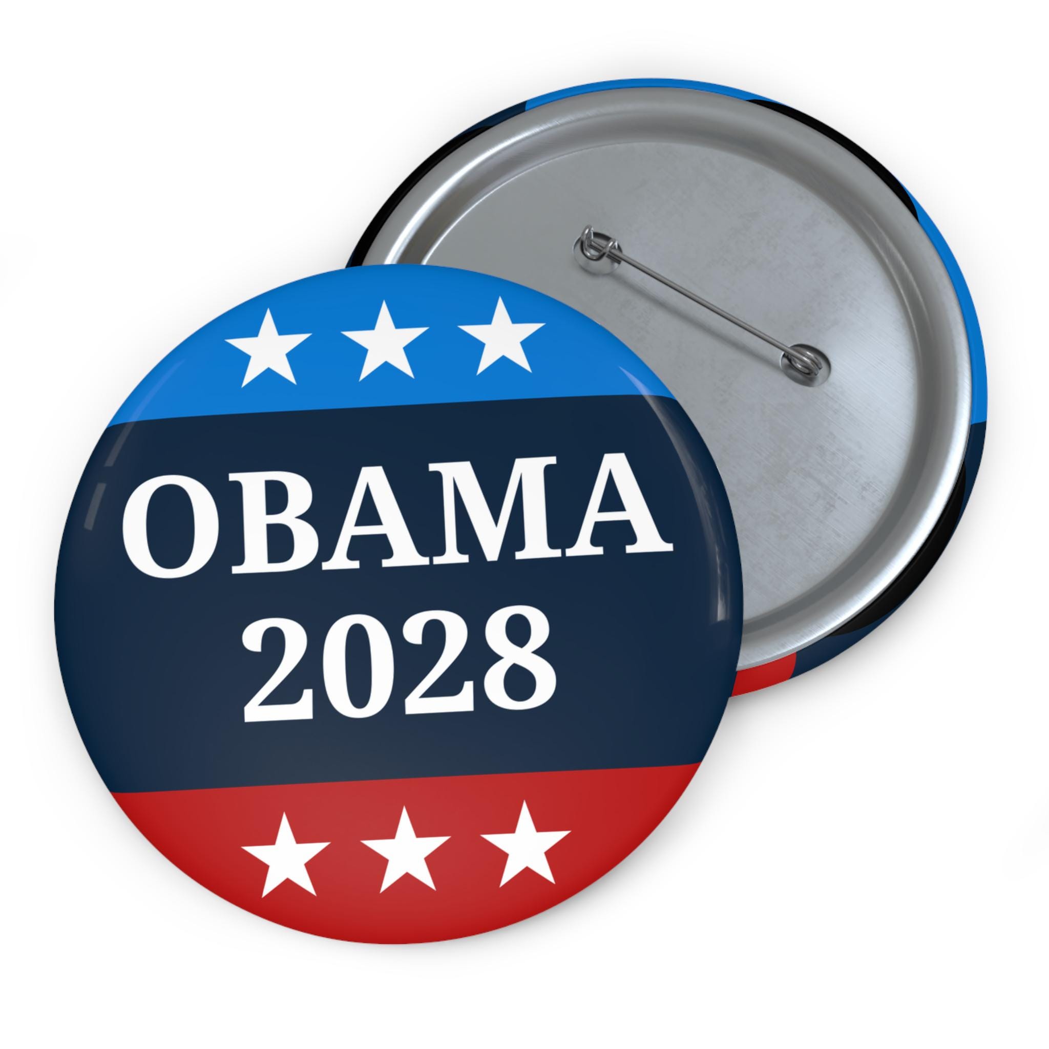Buttons Protest Rally Obama 2028 Button, FDT Anti Trump Button, Protest Rally F*ck Trump Pin ...