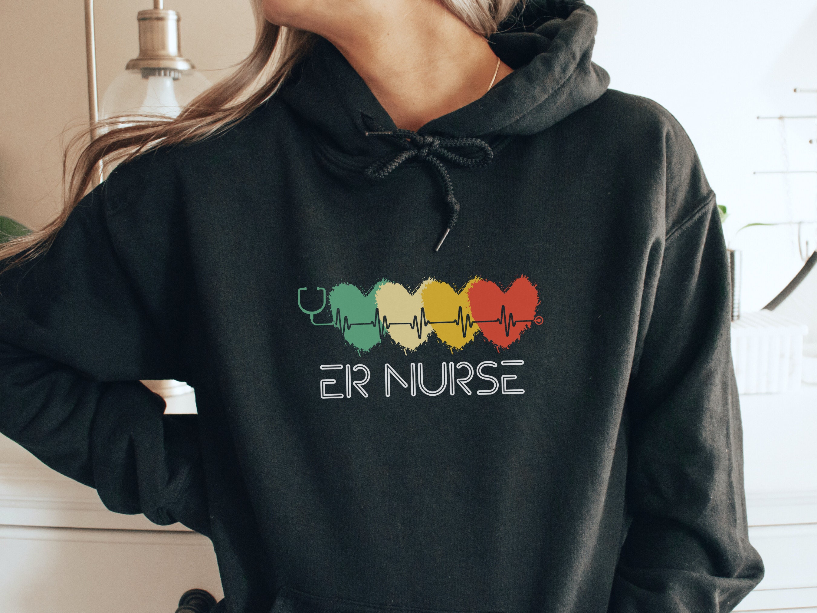 ER Nurse Hoodie Gift Bachelor Degree Nurse RN Sweatshirt - Etsy UK