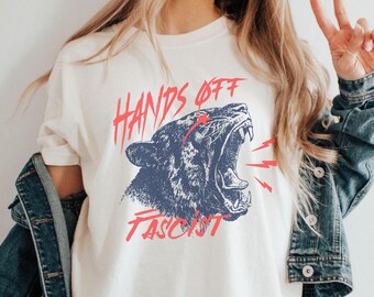 Hands Off Protest Shirt, Political Activism Tshirt, Save Public Lands, Medicare Social Security, Free Speech, Environmental Rights Tshirt